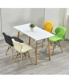 MULTI COLOURED LUXURY DINING SET OF TABLE & CHAIRS