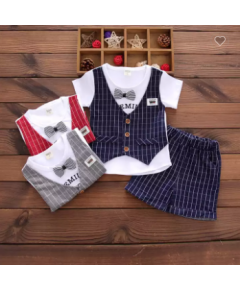 SUMMER BABY BOY CLOTHING TWO-PIECES KIDS SPORTS SUITS