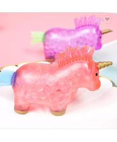 2022 NEW ARRIVALS CUSTOM SQUEEZING SQUISH TOY DURABLE RELIEVE STRESS TPR CUTE UNICORN SHAPE
