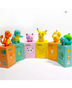 6 STYLES/SET 8CM CUTE ANIME KIDS TOYS PVC ACTION FIGURE WITH BOX