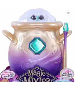 MAGIC MIXIES MAGICAL MISTING CAULDRON WITH INTERACTIVE 8 INCH BLUE PLUSH TOY