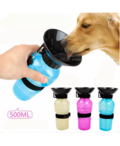 SPORTS SQUEEZE DOG BOTTLE TRAVEL BOTTLE IN DOG 500ML DOG DRINKING WATER