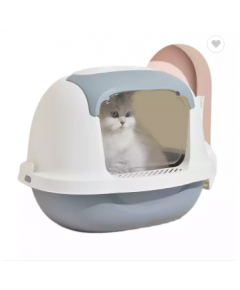 CAT LITTER BOX CLOSED SCOOP SELF CLEANING LITTER PAN