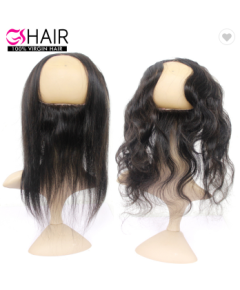 GS RAW VIRGIN BODY WAVE 360 LACE FRONTAL CLOSURE WITH BUNDLES,REMY HUMAN 360 EAR TO EAR LACE