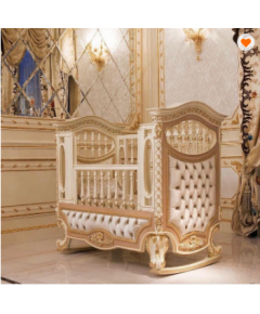 LUXURY CRADLE EUROPEAN STYLE BABY CRIBS COTS KIDS FURNITURE