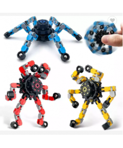 FIDGET SPINNERS TOYS TRANSFORMABLE CHAIN ROBOT TOY