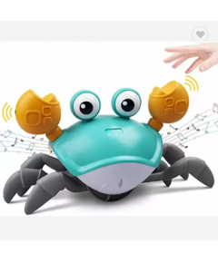 INTERACTIVE CRAB CRAWLING TOYS FOR BABY WITH MUSIC AND LED LIGHT