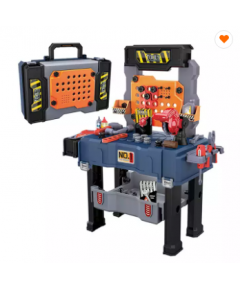 2022 CHILDREN CONSTRUCTION WORKSHOP TOOL BENCH PLAY SET KIDS TOOL SET PLAY HOUSE PLASTIC TOOL TOYS