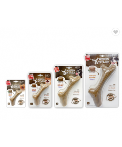GIGWI NATURAL MATERIAL WOODEN ANTLER ECO TOY FOR DOG