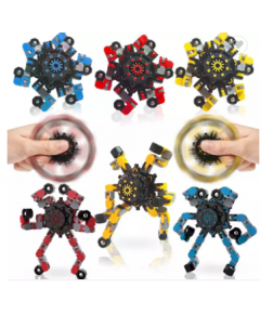 FIDGET SPINNERS TOYS TRANSFORMABLE CHAIN ROBOT TOY