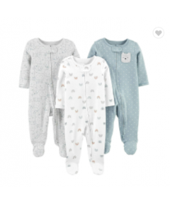 BABY 3-PACK NEUTRAL SLEEP AND PLAY