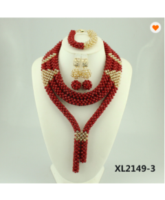 AFRICAN COLOR BEADS JEWELRY SET