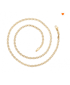 GOLD PLATED SIMPLE FASHION STYLE CHAIN NECKLACE