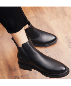 SIMPLE STYLE MEN SHOES ANKLE BOOTS