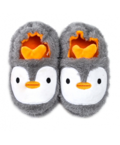 WINTER CUTE PENGUIN KIDS SLIPPERS COMFORTABLE BABY WARM COTTON SHOES BOYS