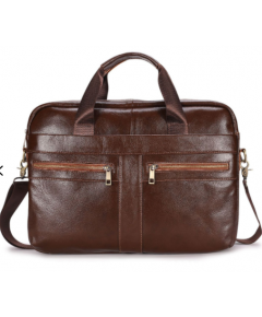 LEATHER CASUAL MALE BRIEFCASES LAPTOP MEN CROSSBODY BAG