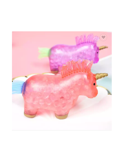 2022 NEW ARRIVALS CUSTOM SQUEEZING SQUISH TOY DURABLE RELIEVE STRESS TPR CUTE UNICORN SHAPE