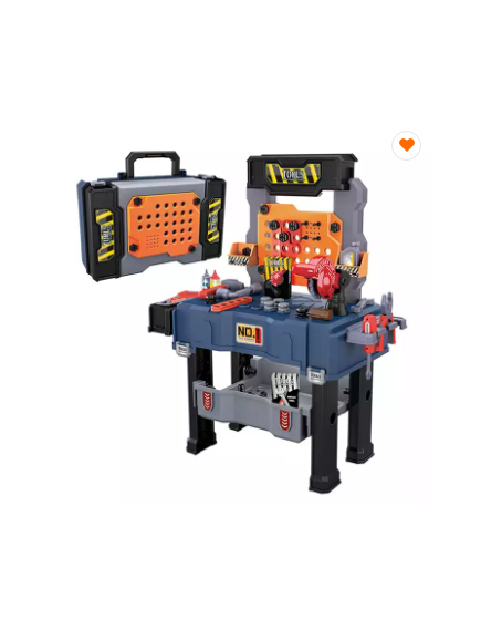 2022 CHILDREN CONSTRUCTION WORKSHOP TOOL BENCH PLAY SET KIDS TOOL SET PLAY HOUSE PLASTIC TOOL TOYS