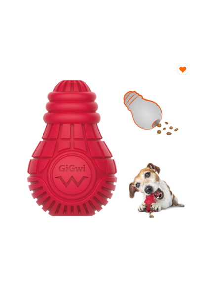 2022 FOOD TREAT DISPENSING RUBBER DURABLE CHEWABLE DOG PUZZLE TOY IQ TRAINING TEETH CLEANING DOG