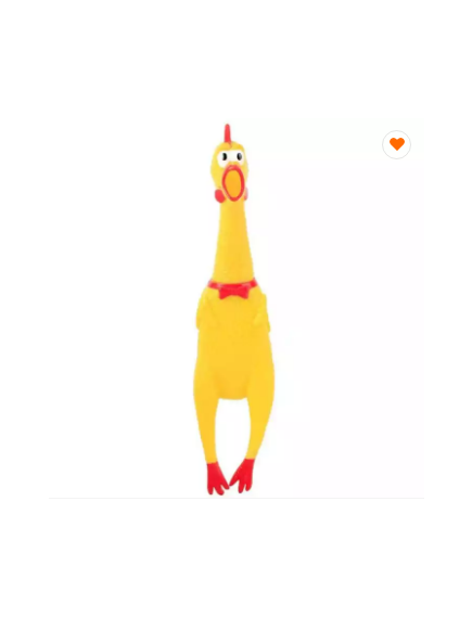 12 INCH STRESS RELIEF TOY ANTI-ANXIETY /DEPRESSION TOY RUBBER CHICKEN